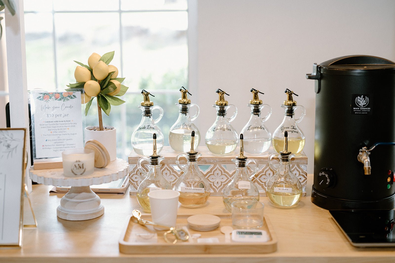 Workshops - Events - Candle Making Bar - RENAVE Co.