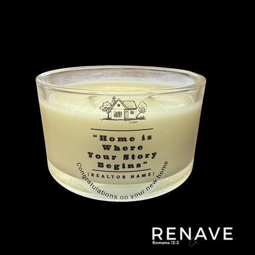 4 oz Glass Candle Favors (12 or 24 Pack) – Double Wick Personalized Candles