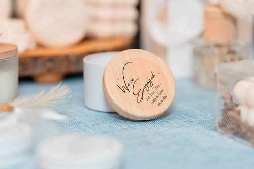 Custom 3 oz Tin Candle Favors (24 or 48 Pack) – Personalized Event Candles - RENAVE Co.