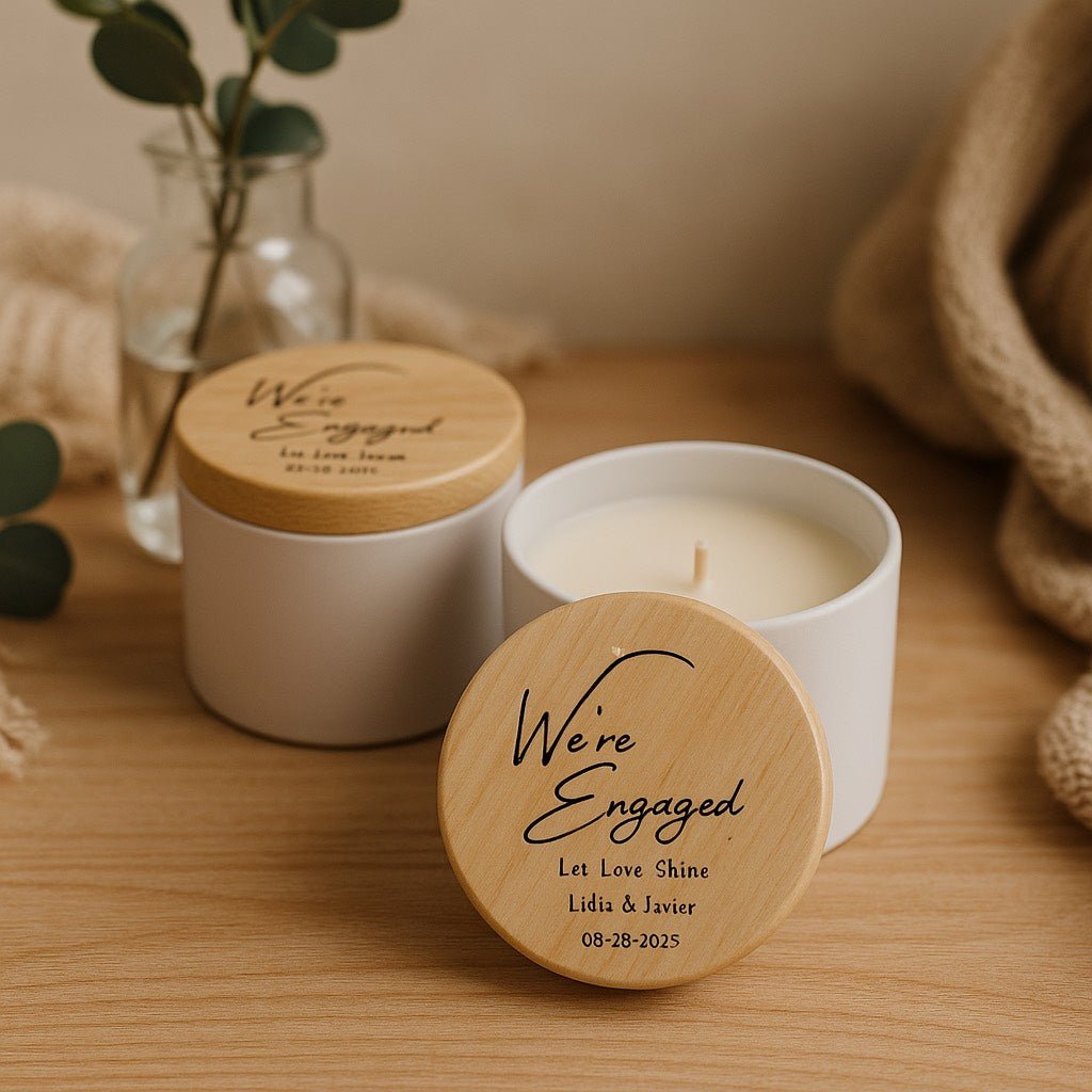 Custom 3 oz Tin Candle Favors (24 or 48 Pack) – Personalized Event Candles - RENAVE Co.