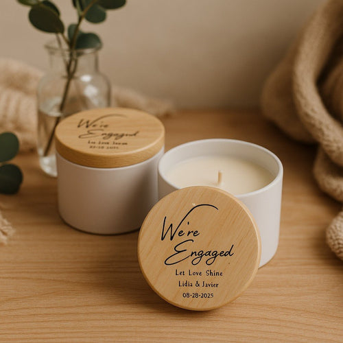 Custom 3 oz Tin Candle Favors (24 or 48 Pack) – Personalized Event Candles - RENAVE Co.