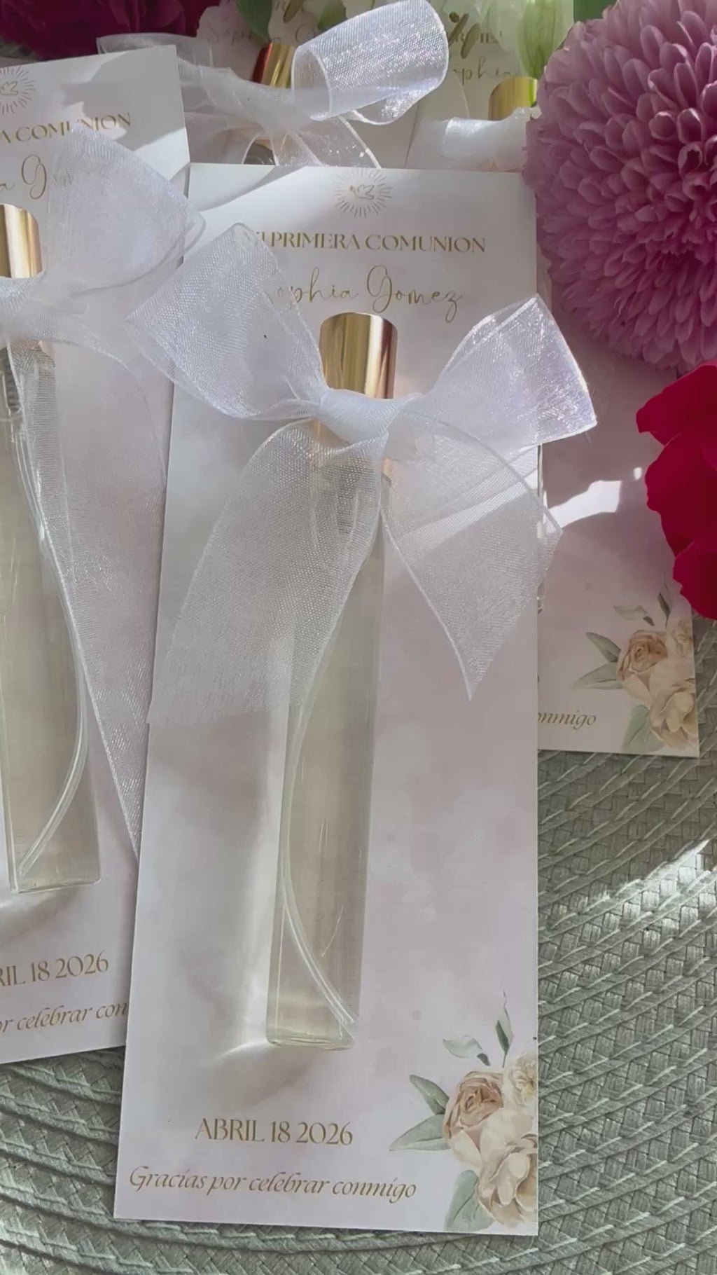 Custom Event Favor Set – Personalized 10ml Fragrance Favors